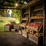 Autumn Farm Fresh Apple Stand Backdrop BRP7-193