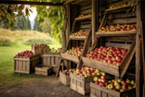 Autumn Farm Fresh Apple Stand Backdrop BRP7-193