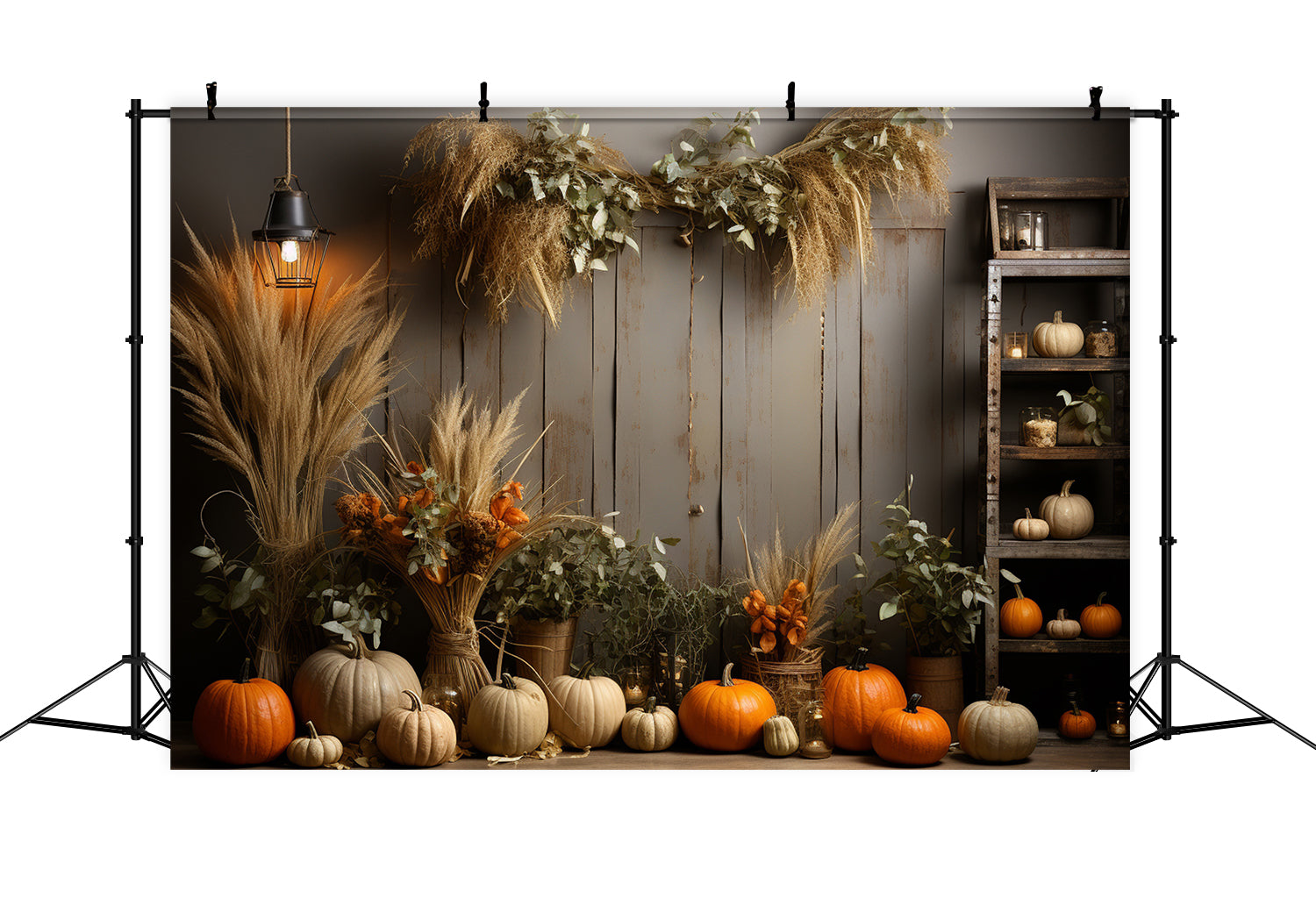 Autumn Pumpkin Wall Backdrop for Photography BRP7-67