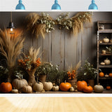 Autumn Pumpkin Wall Backdrop for Photography BRP7-67