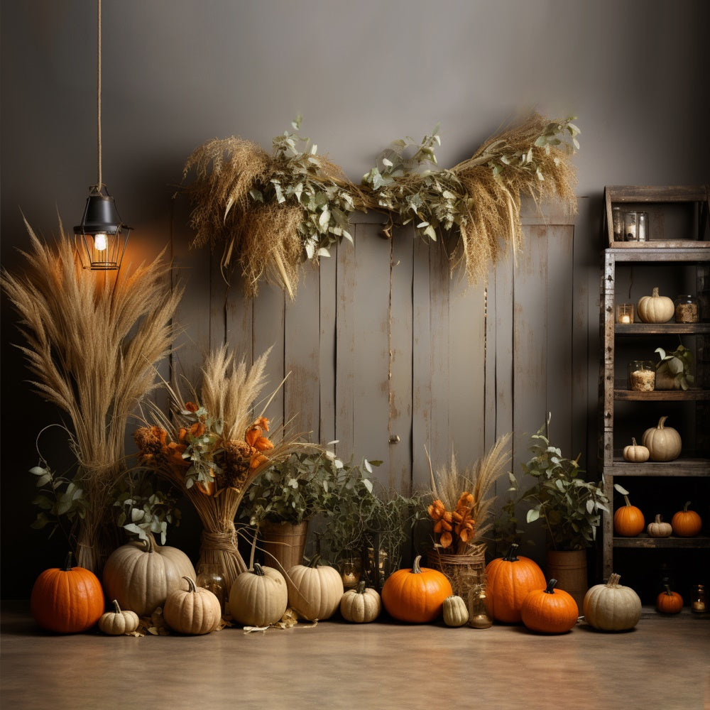 Autumn Pumpkin Wall Backdrop for Photography BRP7-67