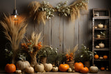 Autumn Pumpkin Wall Backdrop for Photography BRP7-67