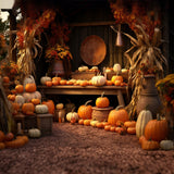 Fall Pumpkin Shop Backdrop for Photography BRP7-74