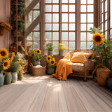 Fall Sunflower Room Backdrop for Photography BRP7-76