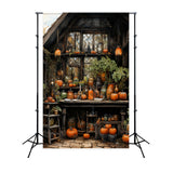 Autumn Retro Painted Kitchen Backdrop BRP7-82