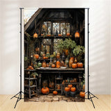 Autumn Retro Painted Kitchen Backdrop BRP7-82