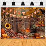 Wood Sunflower Food Autumn Backdrop for Photography BRP7-94