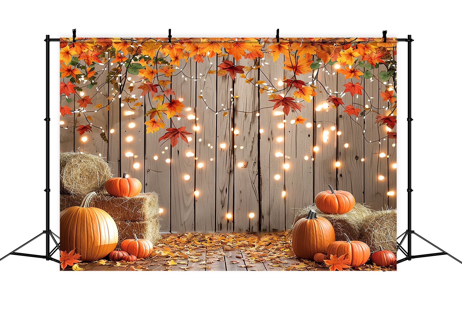 Fall Pumpkin Harvest Backdrop BRP7-98