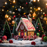 Gingerbread Christmas Candyland Backdrop BRP8-117