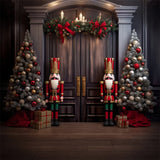 Nutcracker Christmas Guard Backdrop BRP8-120