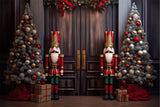 Nutcracker Christmas Guard Backdrop BRP8-120