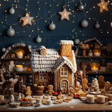 Christmas Gingerbread Kitchen Backdrop BRP8-123