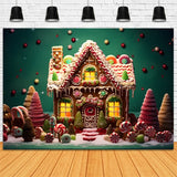 Christmas Sweet Candyland House Backdrop BRP8-125