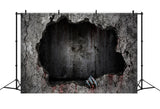 Frightening Hole with Ghostly Hand Halloween Backdrop BRP8-226