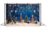 Christmas Enchanted Pine Forest Backdrop BRP8-26