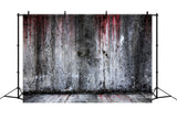 Distressed Bloodied Wall Halloween Photography Backdrop BRP8-270