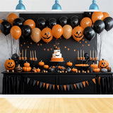 Spooky Balloons Halloween Dessert Table Backdrop BRP8-343