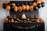 Spooky Balloons Halloween Dessert Table Backdrop BRP8-343