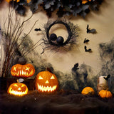 Dark Branches and Jack-O'-Lantern Glow Backdrop BRP8-355