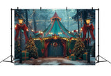 Christmas Enchanted Forest Carnival Backdrop BRP8-44