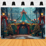 Christmas Enchanted Forest Carnival Backdrop BRP8-44