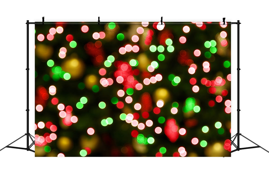 Christmas Colorful Sparkle Bokeh Backdrop BRP8-77