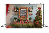 Christmas Homestyle Hot Cocoa Backdrop BRP8-93