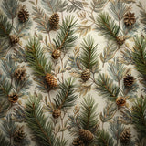 Forest Pine Cones Autumn Textured Backdrop BRP9-141