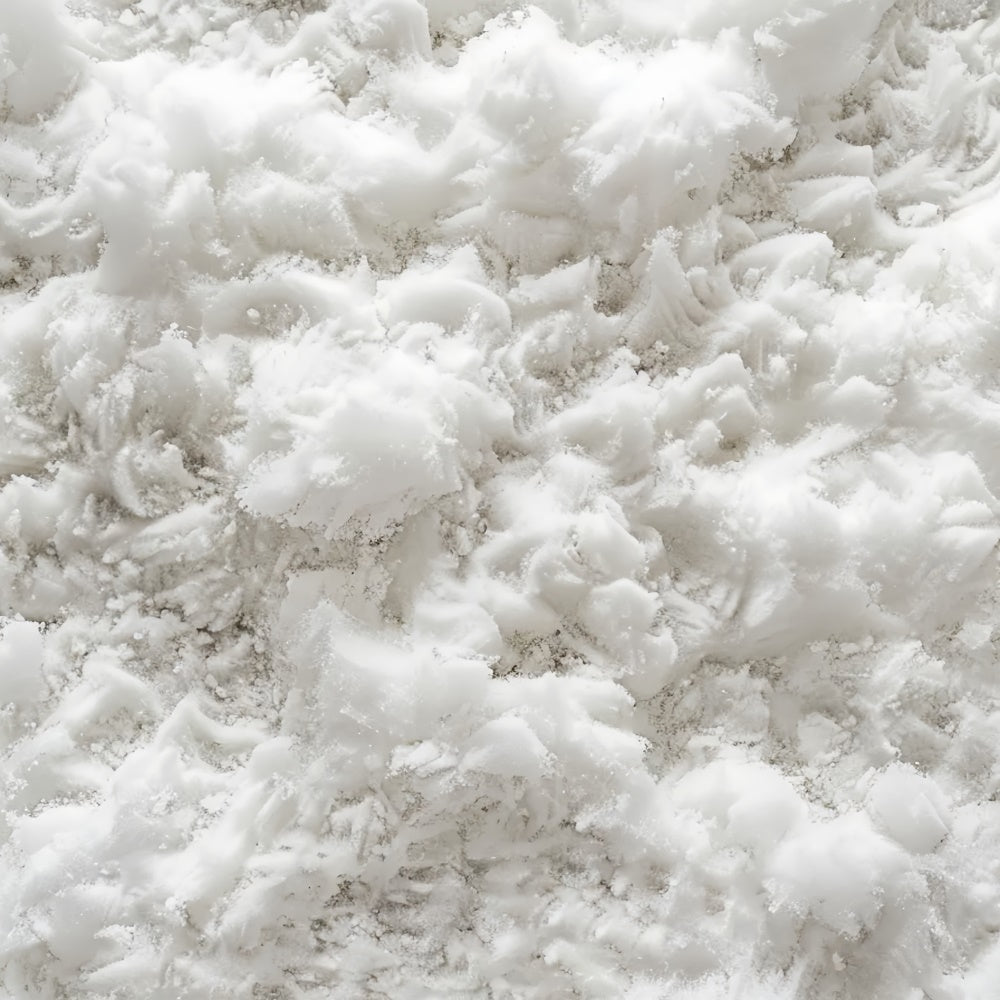 Fluffy White Winter Snow Fabric Floor Backdrop BRP9-20