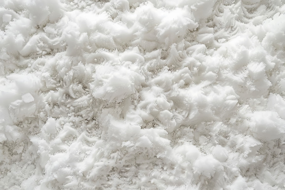 Fluffy White Winter Snow Fabric Floor Backdrop BRP9-20