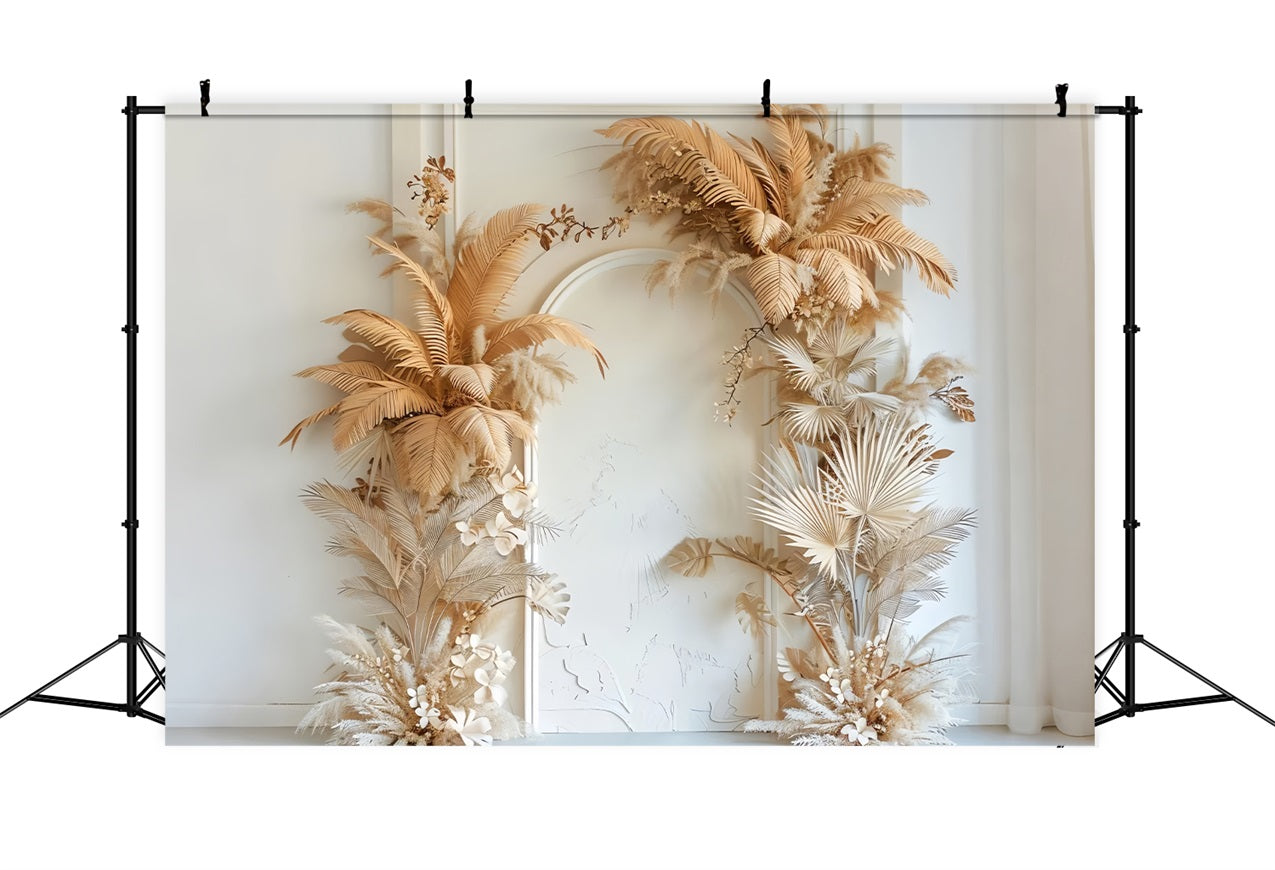 Luxury Boho Inspired Dried Floral Wedding Backdrop BRP9-372