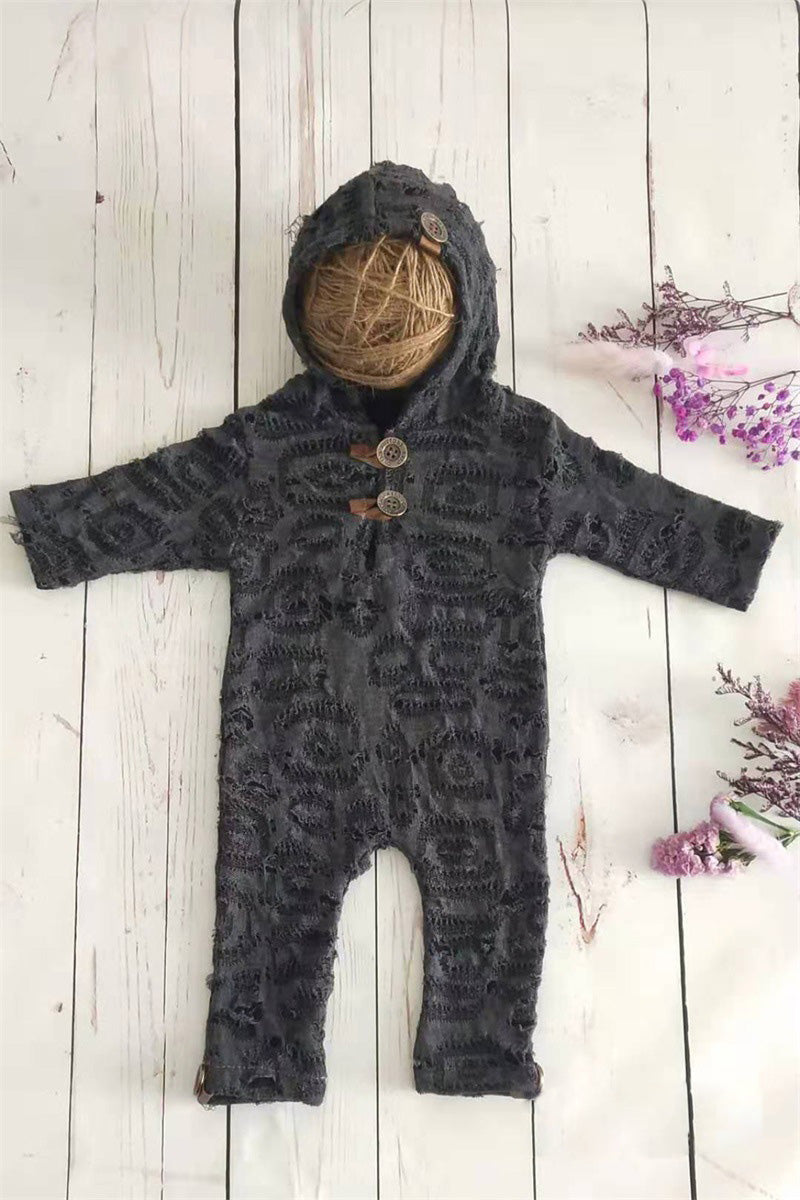 Newborn baby cotton thread woven one-piece suits CL6