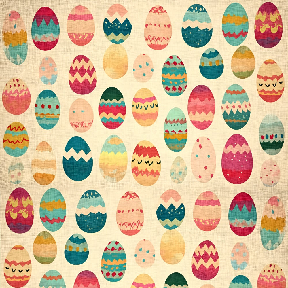 Easter Backdrops Photography Hand-Painted Festive Egg Backdrop CSH2-102