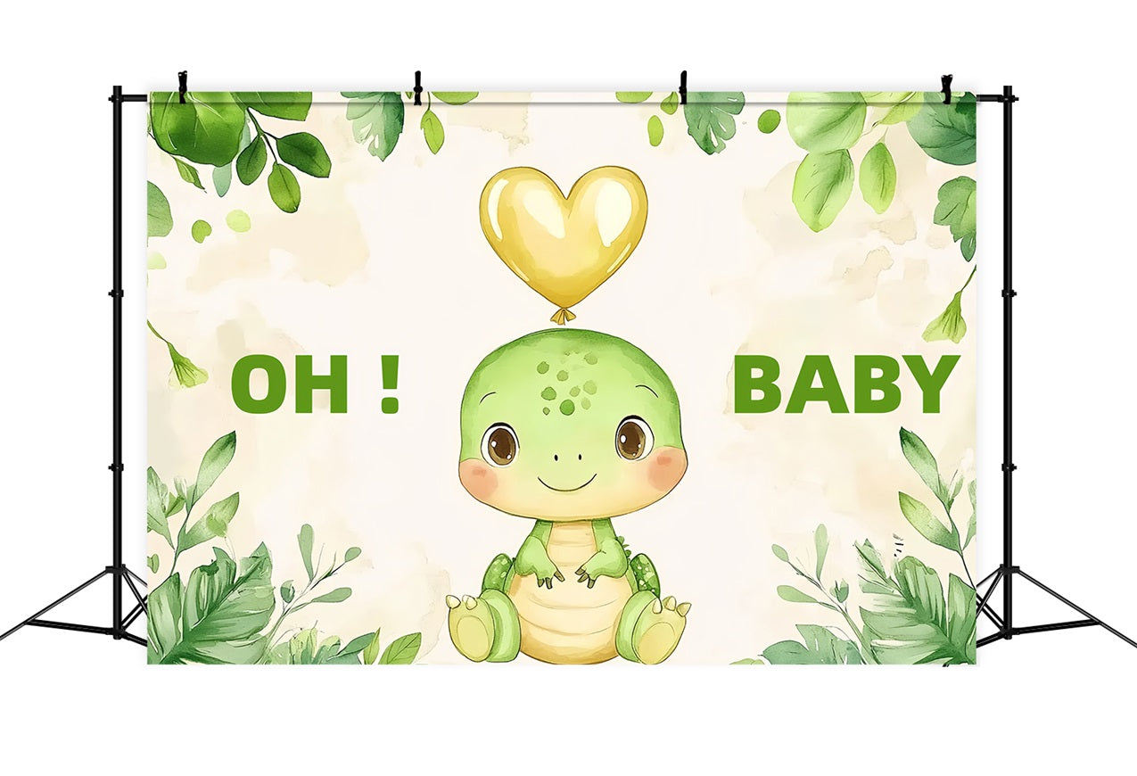 Backdrop For Baby Shower Ideas Little Dino Balloon Backdrop CSH2-176