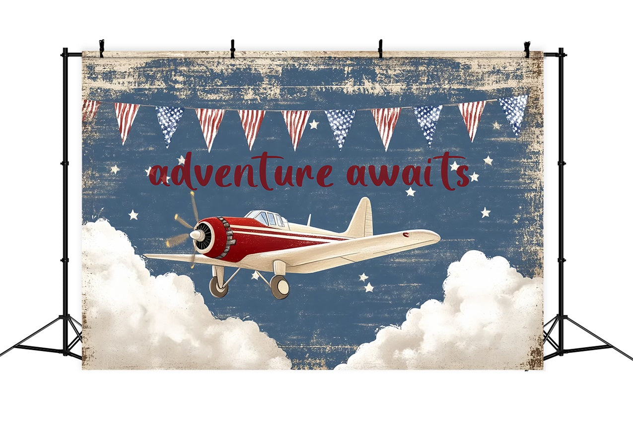 Baby Shower Backdrop Adventure Awaits Baby Explorer Backdrop CSH2-201