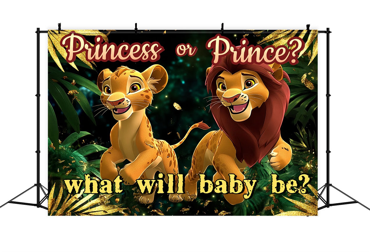 Baby Shower Backdrop Ideas Jungle Adventure Gender Reveal Backdrop CSH2-213