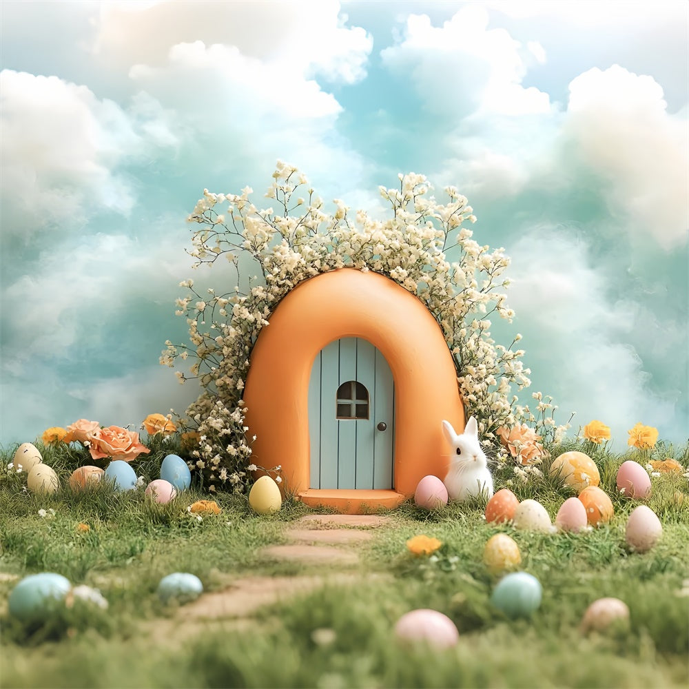 Easter Backdrops Photography Dreamy Pastel Bunny Haven Backdrop CSH2-72