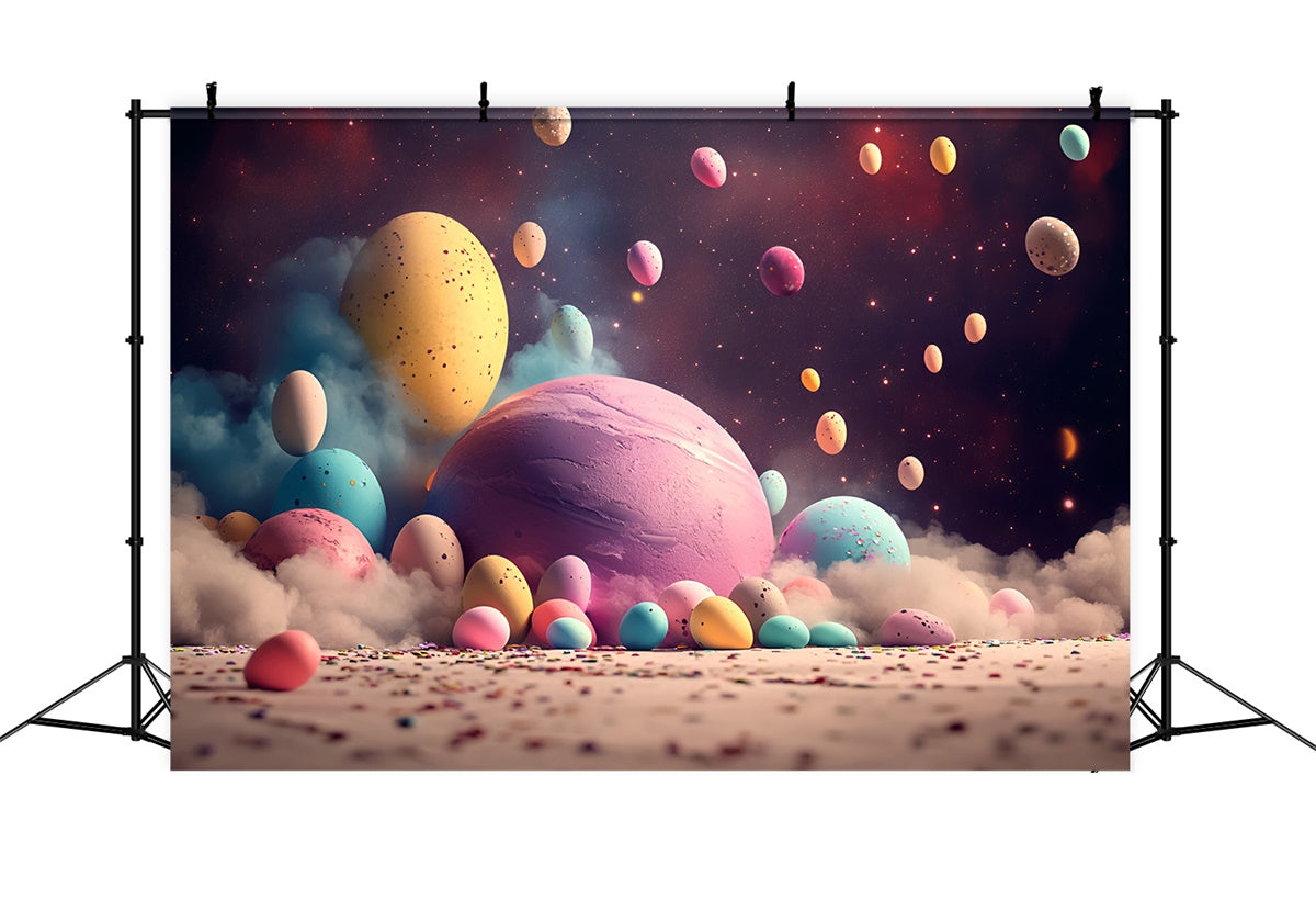 Easter Backdrop Ideas Galactic Easter Egg Fantasy Backdrop CSH2-73