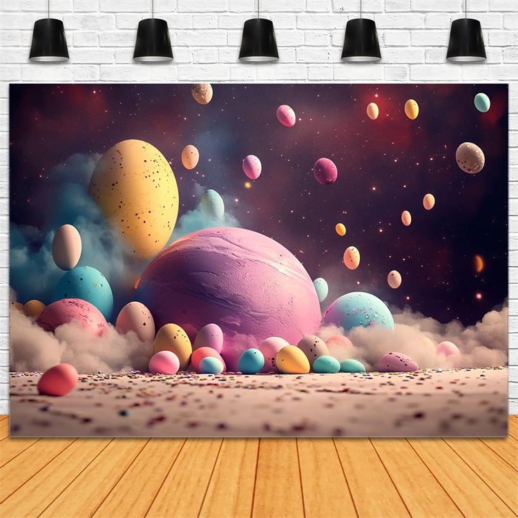 Easter Backdrop Ideas Galactic Easter Egg Fantasy Backdrop CSH2-73