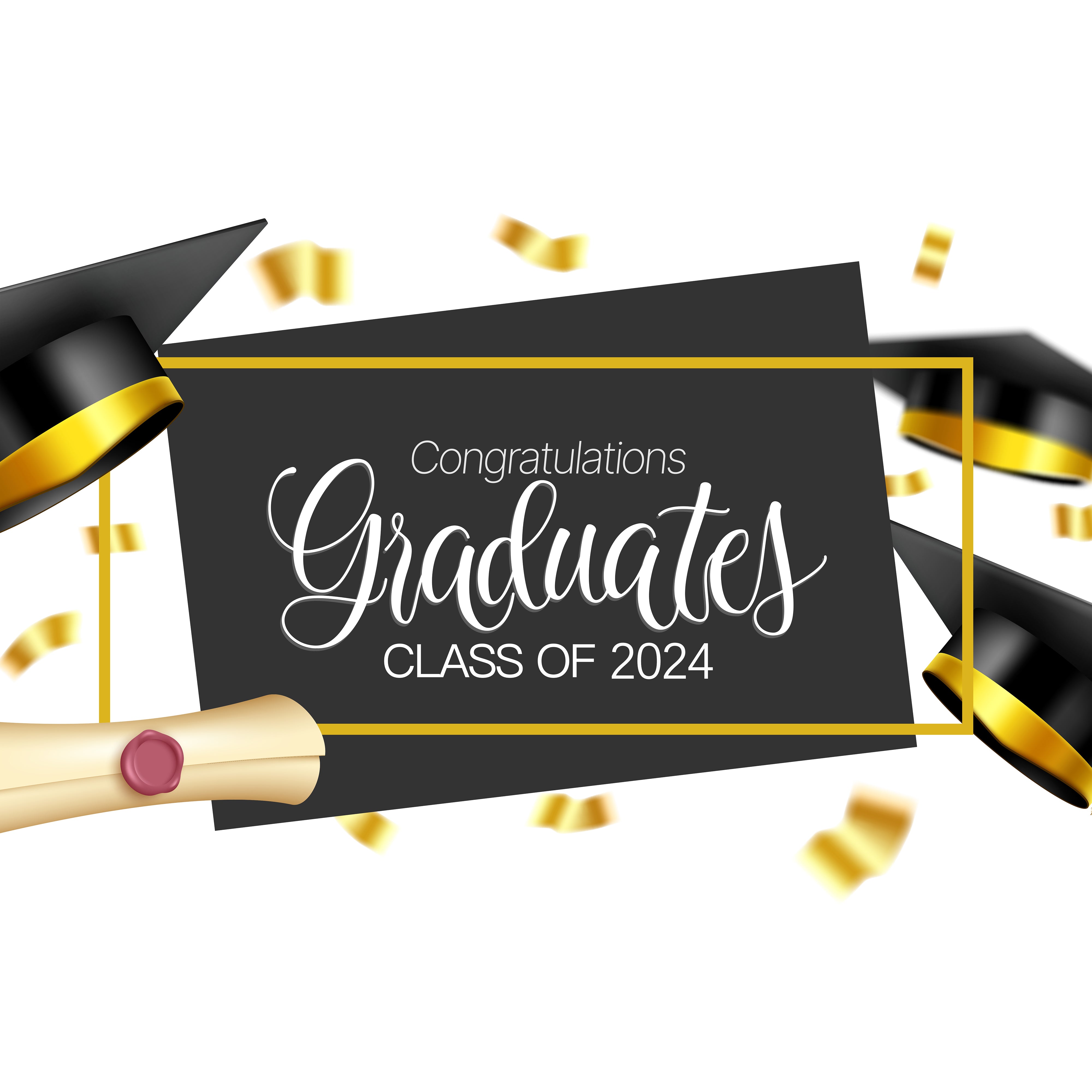 Graduations Graduates Party Backdrop Banner D1084