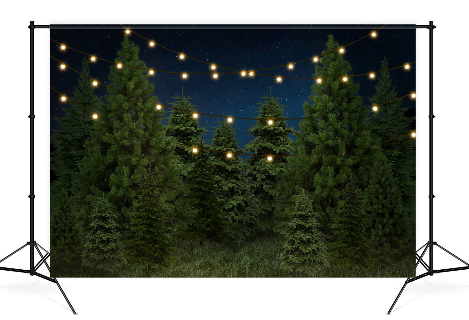 Christmas Tree Farm Eve Photo Backdrop D832