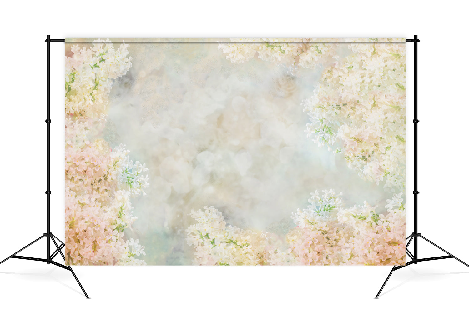 Light Color Abstract Fine Art Floral Backdrop D958