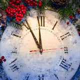 8x8ft/10x10ft Christmas Countdown Clock Photography Backdrop DBD-19442 (only 2)