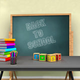 Chalkboard Back to School Math Cubes Backdrop DBD7-16