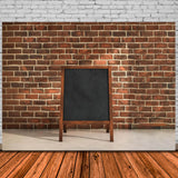 Brick Wall Blackboard Back to School Backdrop DBD7-19