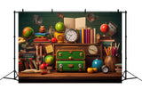 Books School Supplies Photography Backdrop DBD7-20