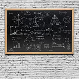 Math Equations Blackboard Back to School Backdrop DBD7-33