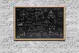 Math Equations Blackboard Back to School Backdrop DBD7-33