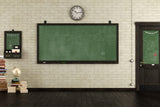 Back to School Empty Retro Classroom Backdrop DBD7-45