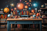 Back to School Space Adventures Backdrop DBD7-49